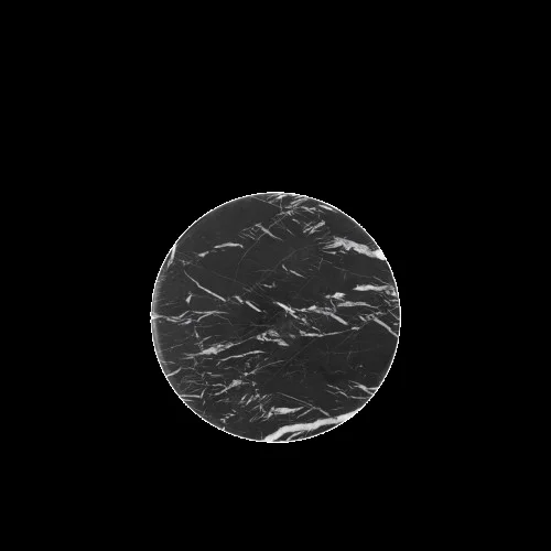 &Tradition Draht-Oberplatte für VP11 Ø38 Nero Marquina