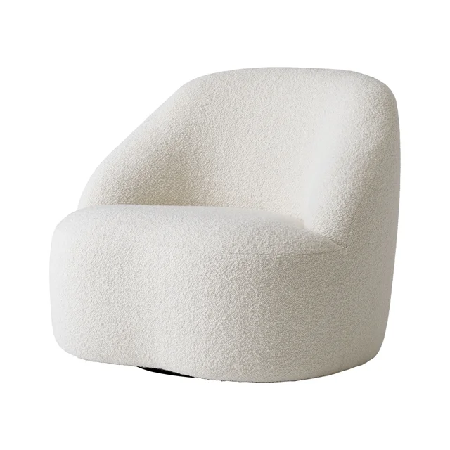 &Tradition Margas LC2 Sessel mit Drehgestell Karakorum 001/ Schwarz