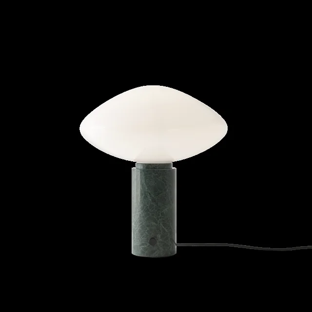 &Tradition Mist Tischlampe AP17 Matt Weiß/ Guatemala Verde Marmor