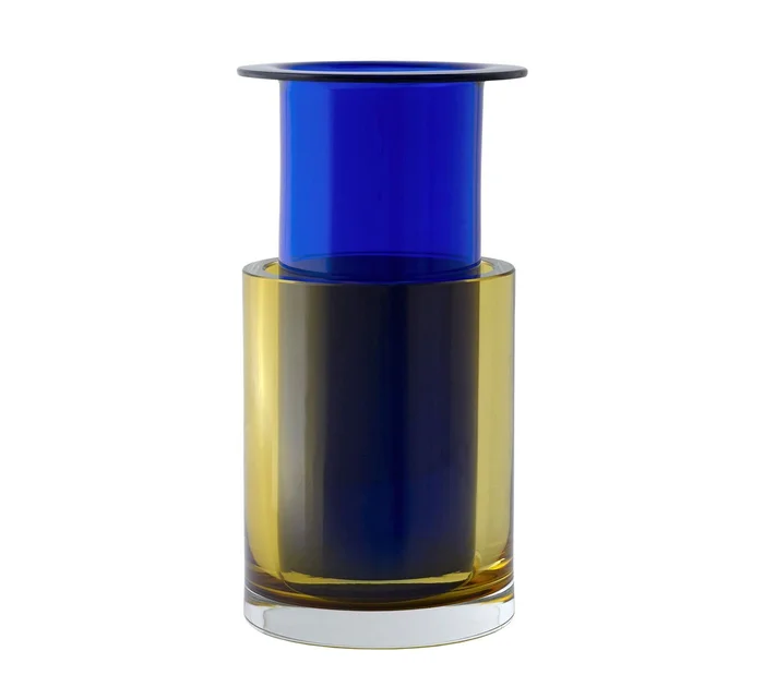 &Tradition Tricolore SH2 Vase – Bernstein & Lapis Entworfen von Sebastian Herkner