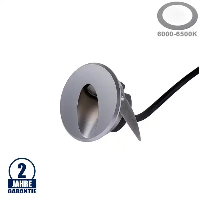 1,3W LED Mini Wandleuchte 24V IP44 Kaltweiß