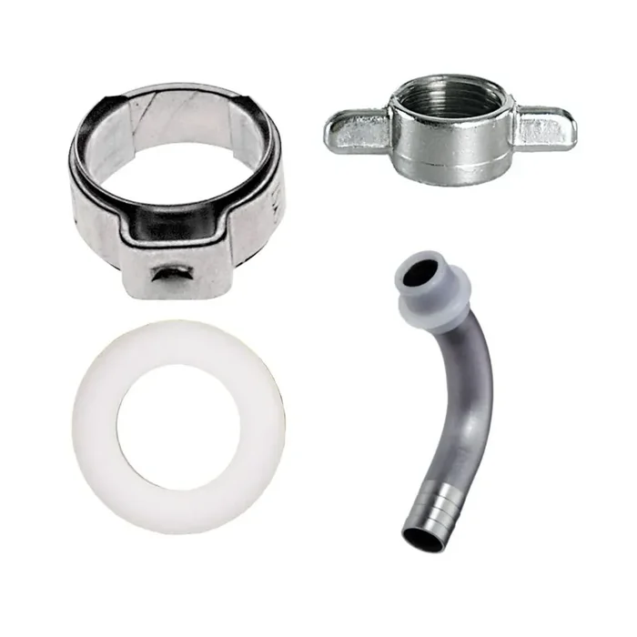 10 mm curved 4-part beer hose nozzle set