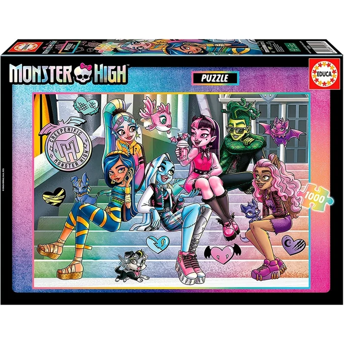 1000 Teile Puzzle Educa Monster High [Größe 27,2×37,3×5,8 cm]