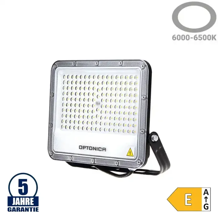 100W LED Fluter Professional Schwarz Kaltweiß