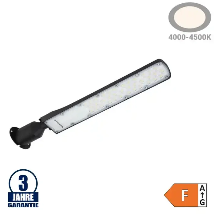 100W LED Straßenleuchte mit Dämmerungssensor Premium 4000K IP65