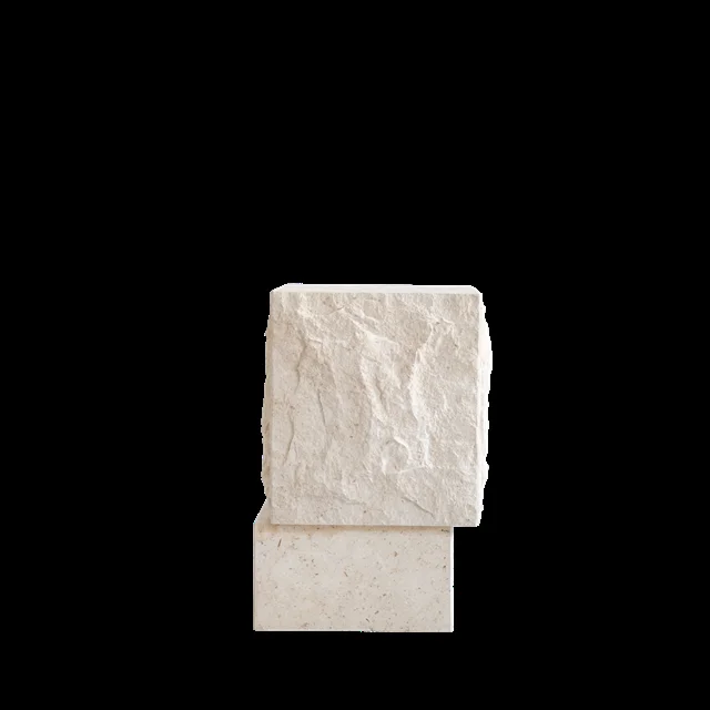 101 Copenhagen Temple Couchtisch Hoher Kalkstein