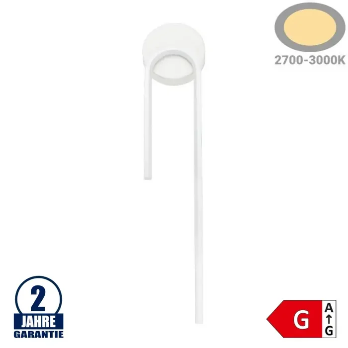 10W LED Wandleuchte Warmweiß Weiß