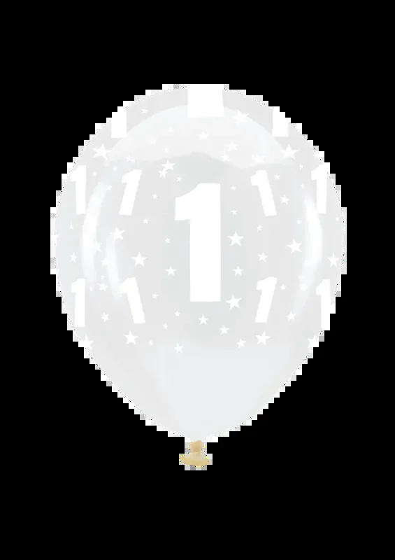 11″ Stars around Zahl „1“ (6 Stück)