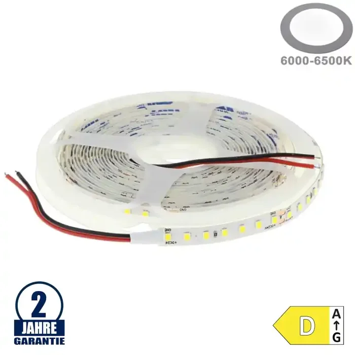 126LED/m 10W/m 24V LED Streifen 2835 HL Kaltweiß 1m