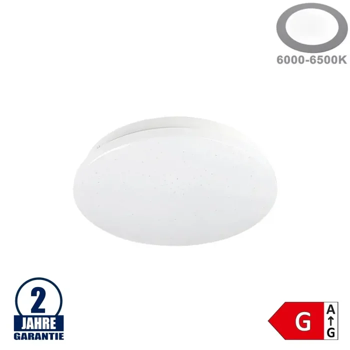 12W LED Deckenleuchte Kristall Kaltweiß