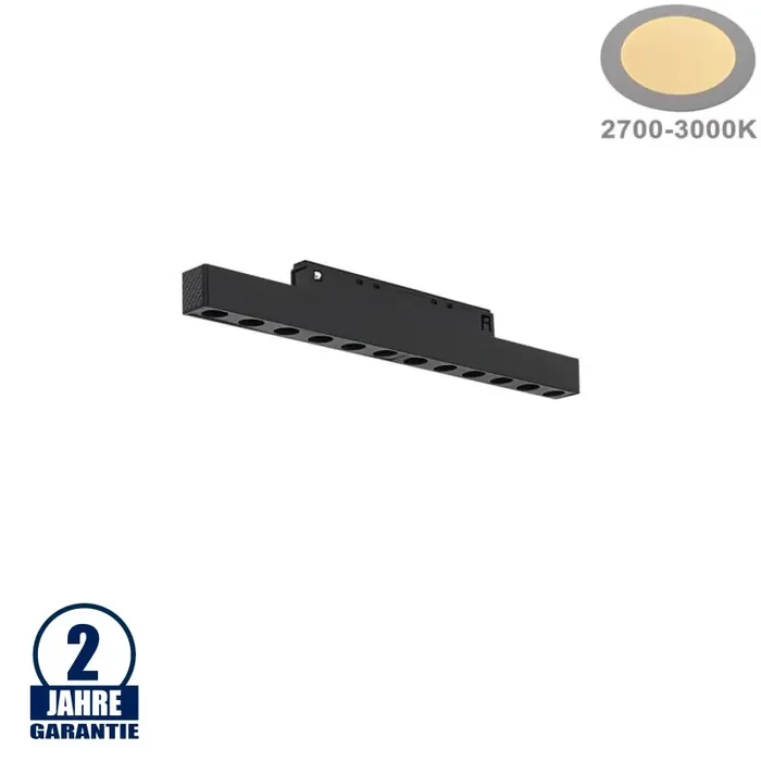 12W Strahler 12-flammig für 48V Stromschiene R15 Magnetic Line Warmweiß