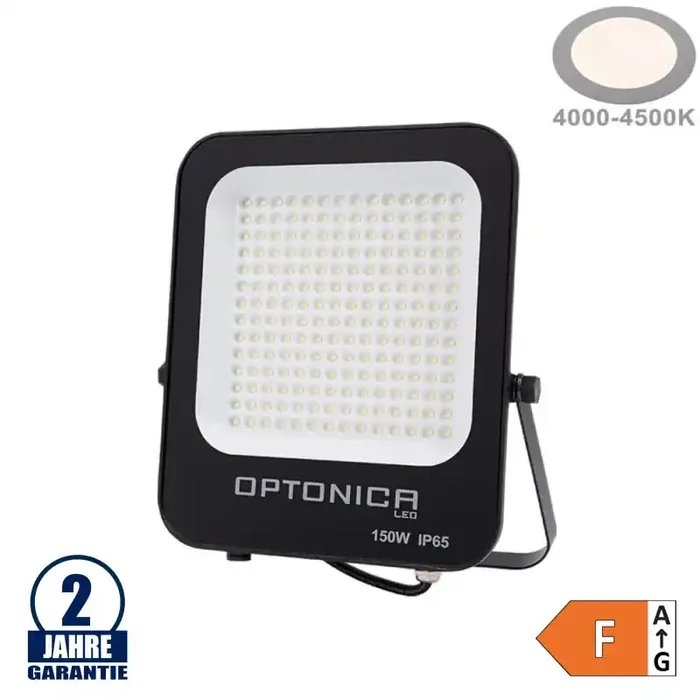 150W LED SMD Fluter schwarzes Gehäuse Neutralweiß