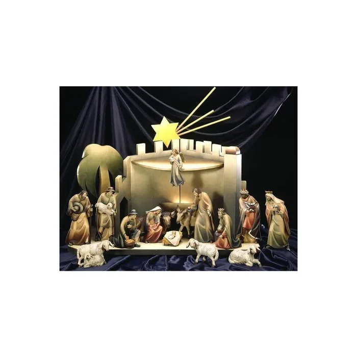 16 figure presepio Karl 2000 senza capanna