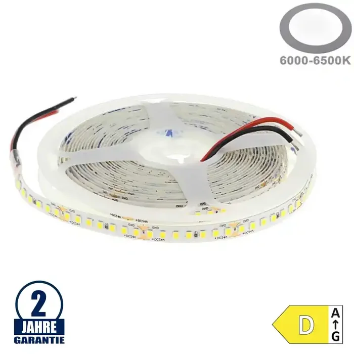 182LED/m 14W/m 24V LED Streifen 2835 HL Kaltweiß 1m