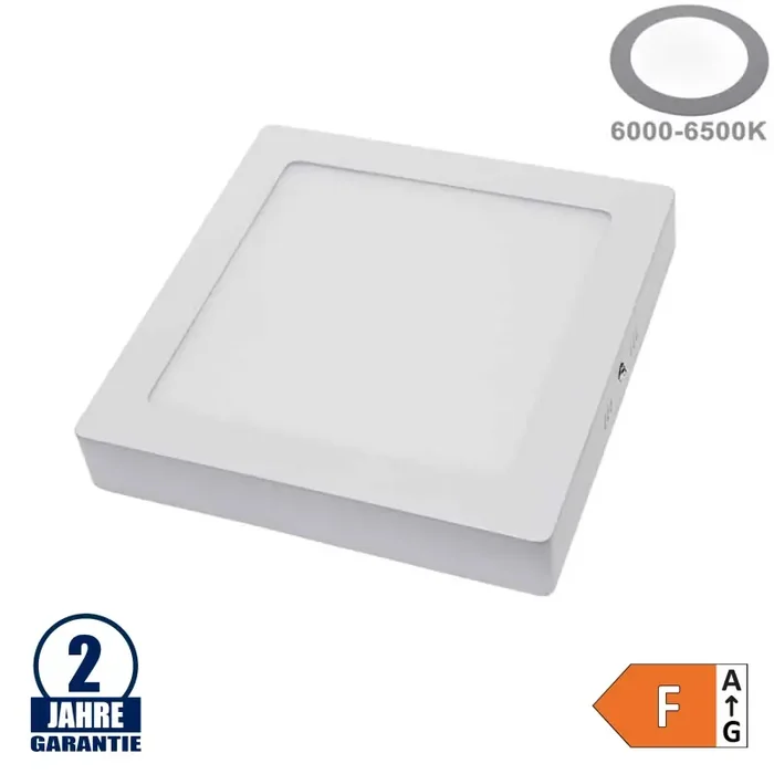 18W LED Aufbau Mini Panel Quadratisch Kaltweiß