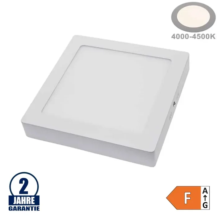 18W LED Aufbau Mini Panel Quadratisch Neutralweiß