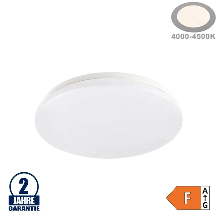 18W LED Deckenleuchte Matt Neutralweiß