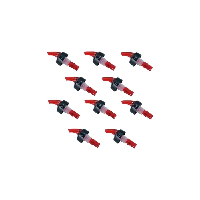 2 cl portioner in red 10 pieces