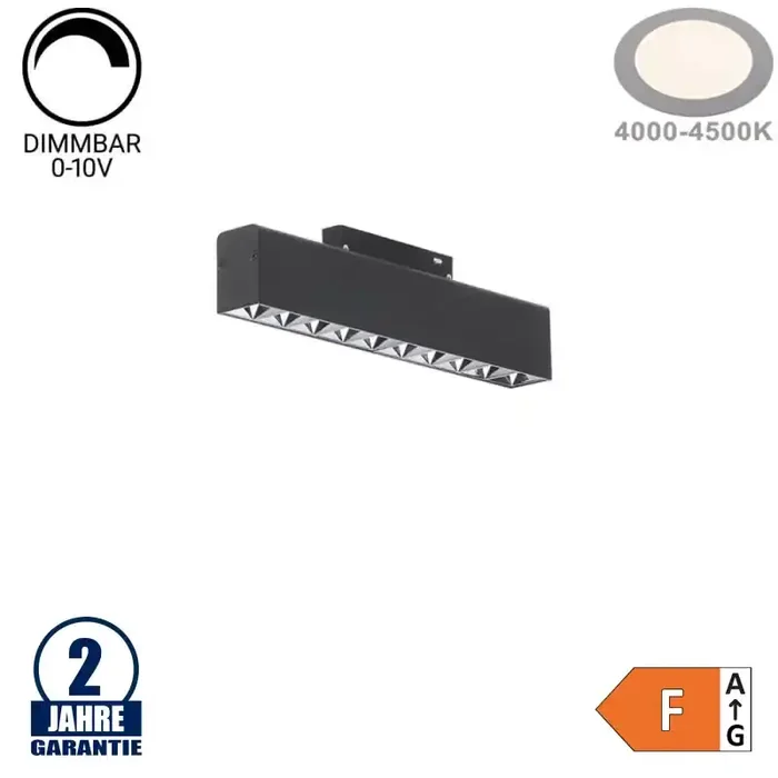 20W Strahler 10-flammig für 48V Stromschiene R35 Magnetic Line Neutralweiß 0-10V Dimmbar