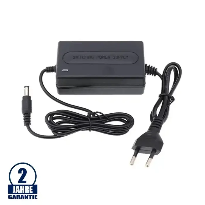 24W 12V DC Kunststoff Netzteil mit Stecker