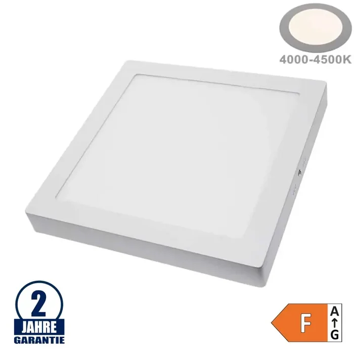 24W LED Aufbau Mini Panel Quadratisch Neutralweiß