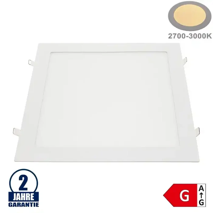 24W LED Mini Panel Quadratisch Warmweiß