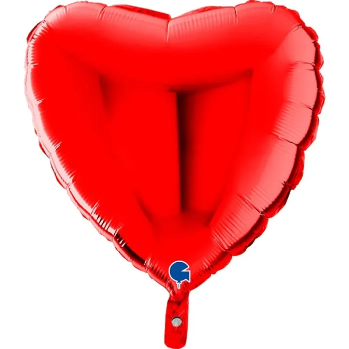 25″ Jelly Heart Metallic Red (ibrex)
