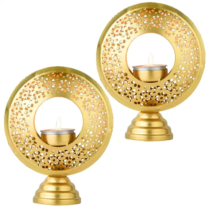 2er Set Teelichthalter orientalisch Amif 16cm