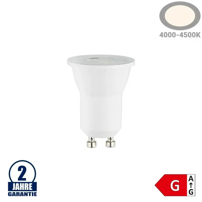 2W LED GU10/MR11 Spot Neutralweiß