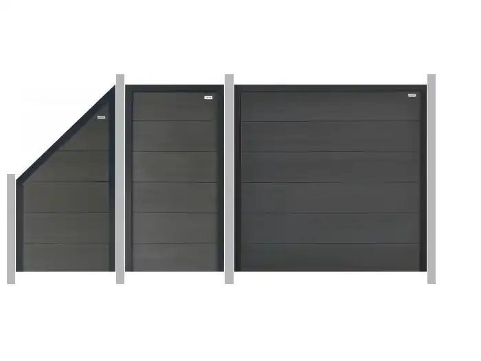 3,92m Zaun Elephant Forte anthrazit – ME30438