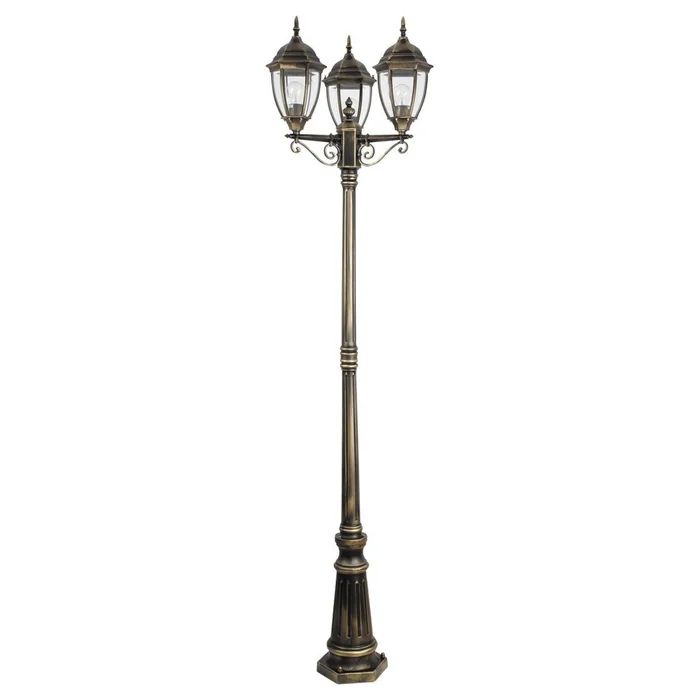 3-armige Straßenlaterne für den Außenbereich Rabalux Toronto E27 3x60W [Größe 74x41x50,4 cm]