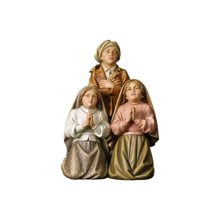 3 Hirtenkinder von Fátima – Lindenholz geschnitzt