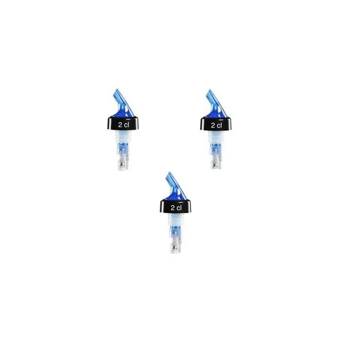 3 x Portionierer Compact zum Aufsetzen Blau