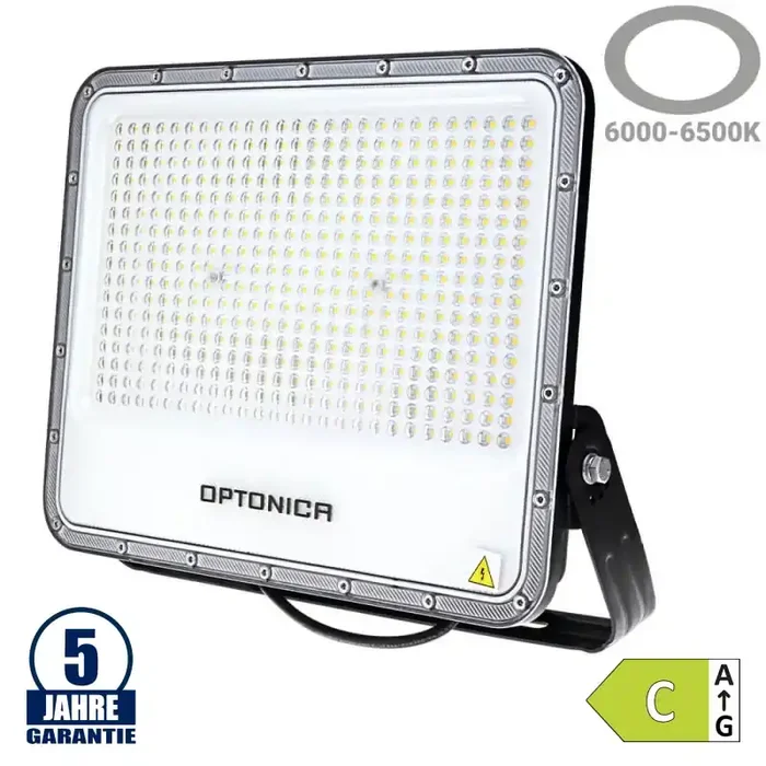 300W LED Fluter Professional Schwarz Kaltweiß