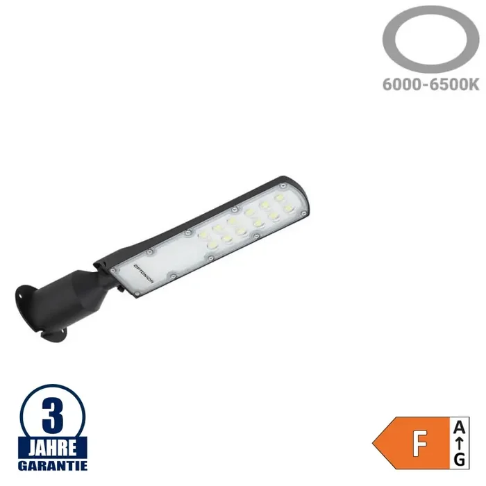 30W LED Straßenleuchte Premium 6000K IP65