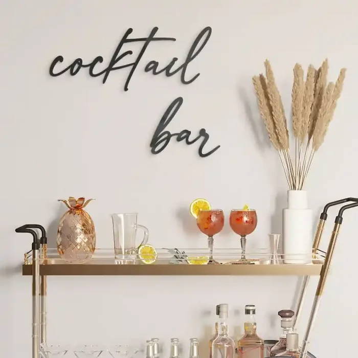 3D Schriftzug Cocktail Bar – Acryldeko