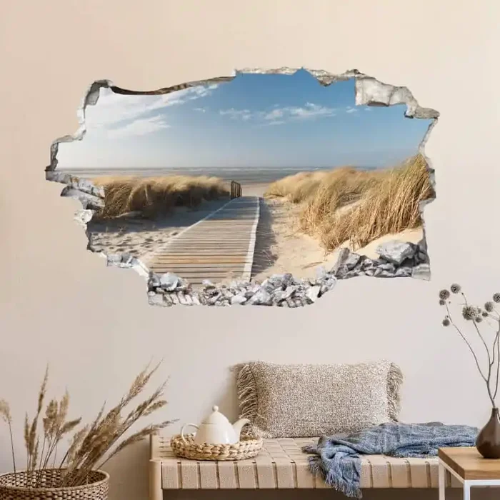 3D Wandtattoo – An der Ostsee