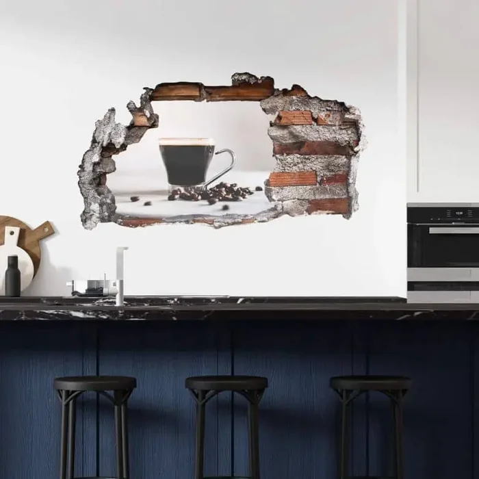 3D Wandtattoo – Kaffeepause