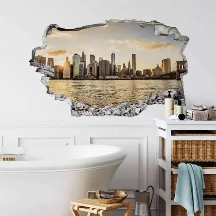 3D Wandtattoo – Sundown in Manhattan