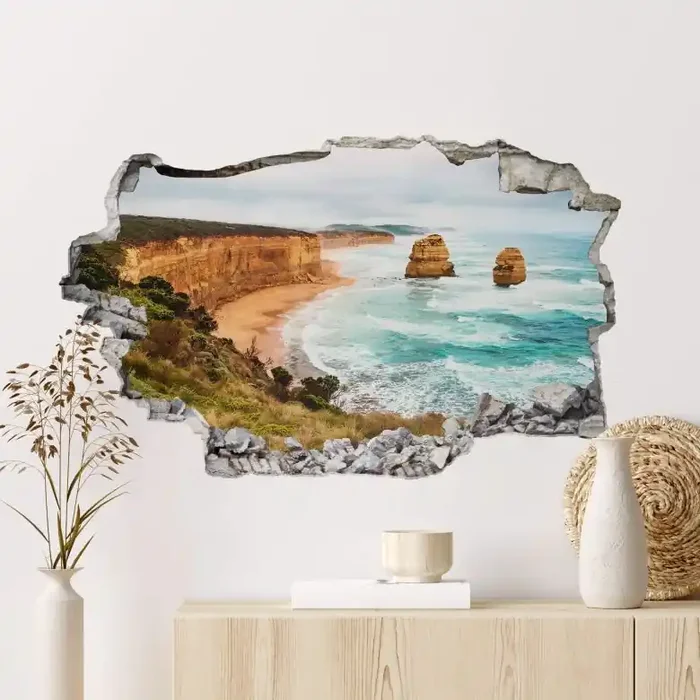 3D Wandtattoo Cliff Rocks