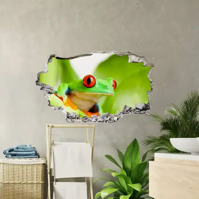 3D Wandtattoo Knallfrosch
