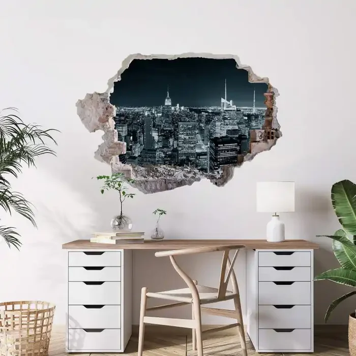 3D Wandtattoo New York at Night 2