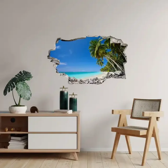 3D Wandtattoo Paradise