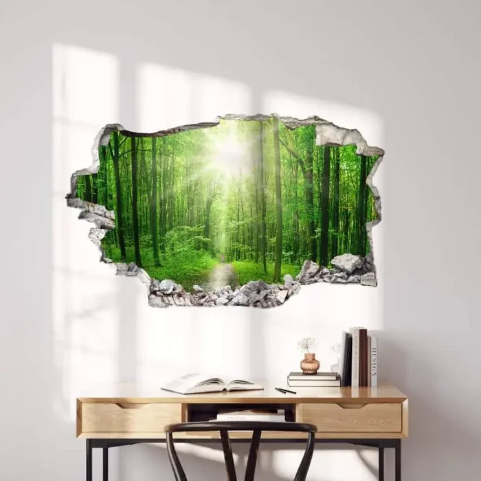 3D Wandtattoo Sunny Forest