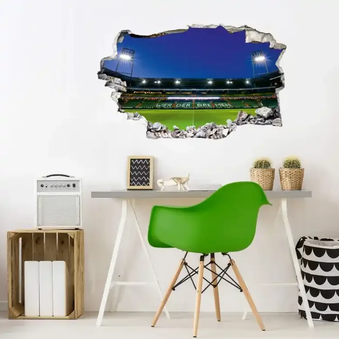 3D Wandtattoo SVW Weserstadion Tribüne