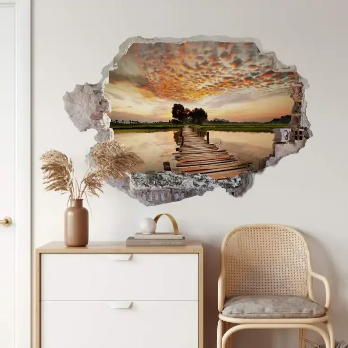 3D Wandtattoo To the other side