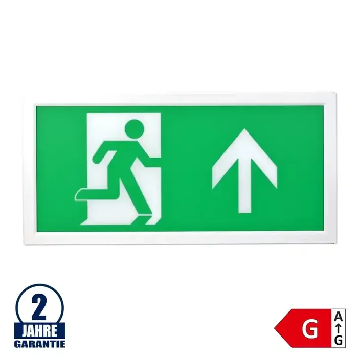 3W LED Notausgangsleuchte Wandmontage 3.6V 1200mAh Ni-Cd