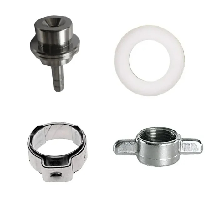 4 mm gerade 4-teilig Bierschlauchtüllenset