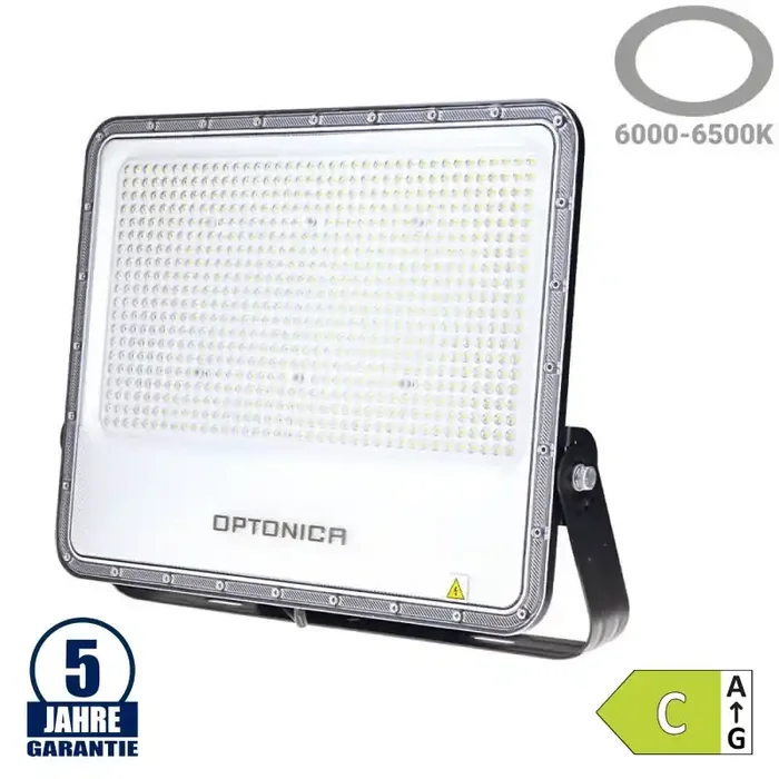 400W LED Fluter Professional Schwarz Kaltweiß