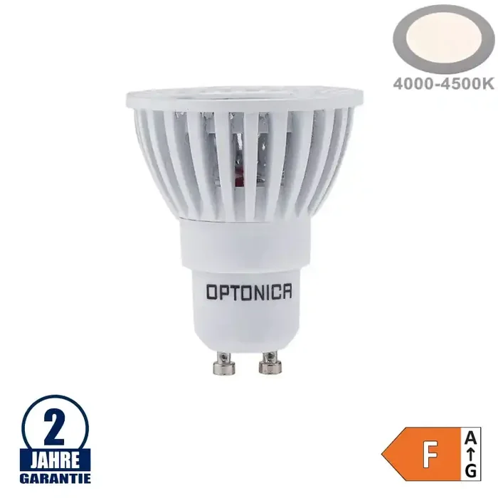 4W LED COB GU10 Spot Neutralweiß Weiß